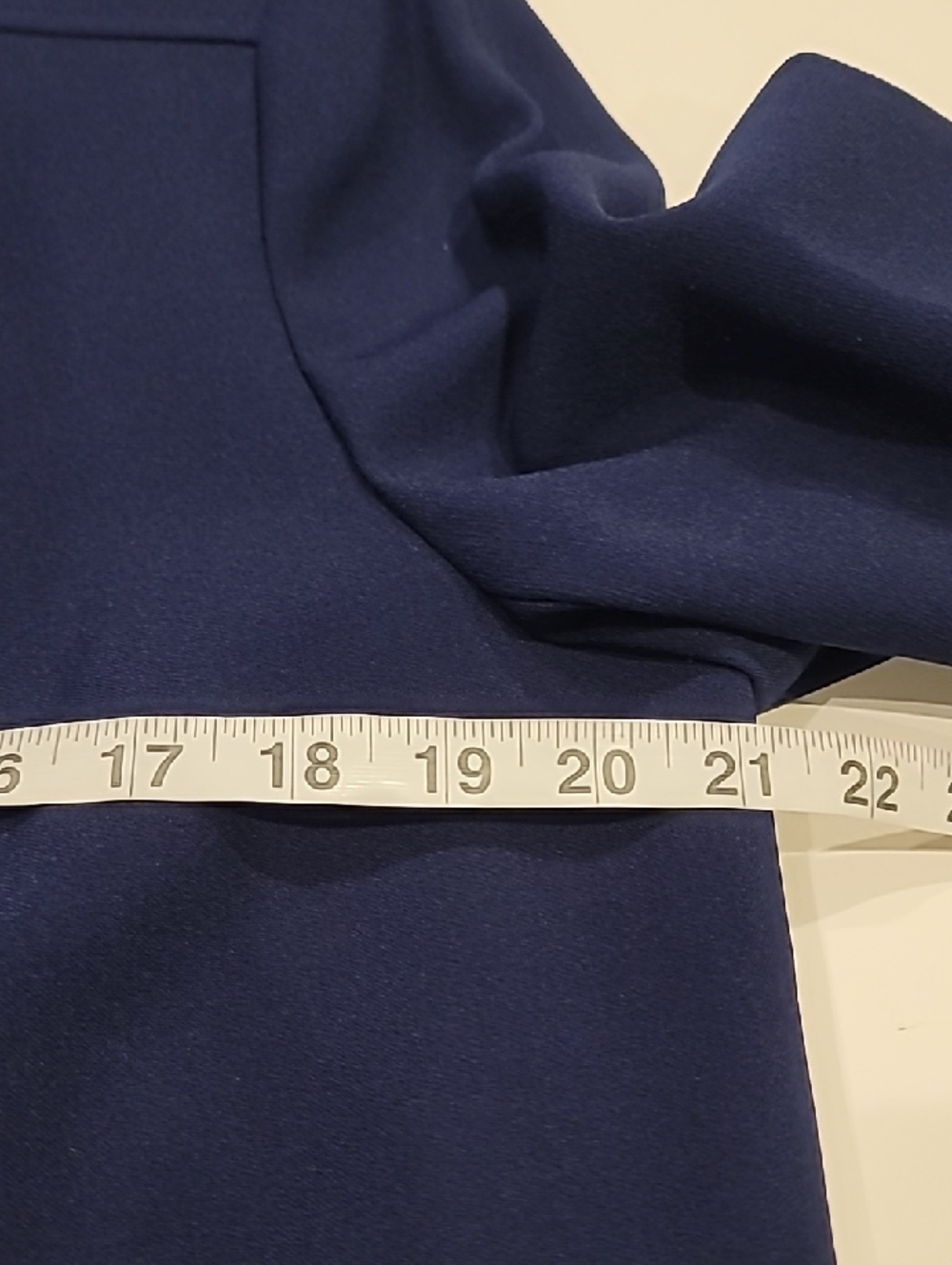 Anne Klein Navy Blue Two-Piece Dress Suit 14 - Picture 10 of 16